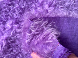 25mm Hand Dyed medium dense curled mohair - Lilac