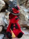 Carmine - Handmade Artist Teddy Bear made by Bearly Sane Bears