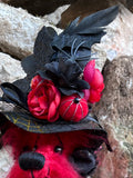 Carmine - Handmade Artist Teddy Bear made by Bearly Sane Bears