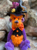 Morgana- Handmade Artist Teddy Bear made by Bearly Sane Bears