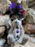 Ash - Handmade Artist Teddy Bear made by Bearly Sane Bears