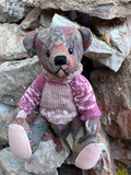 Paisley - Handmade Artist Teddy Bear made by Bearly Sane Bears