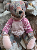 Paisley - Handmade Artist Teddy Bear made by Bearly Sane Bears