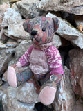 Paisley - Handmade Artist Teddy Bear made by Bearly Sane Bears