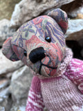 Paisley - Handmade Artist Teddy Bear made by Bearly Sane Bears