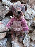 Paisley - Handmade Artist Teddy Bear made by Bearly Sane Bears