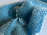 12mm Hand Dyed Medium Sparse Straight mohair - Baby Blue