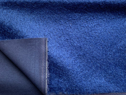 12mm Sparse straight pile mohair - Royal Blue