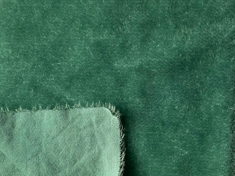 12mm Hand Dyed Sparse Straight mohair - Pine Green